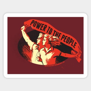 Power To The People Sticker